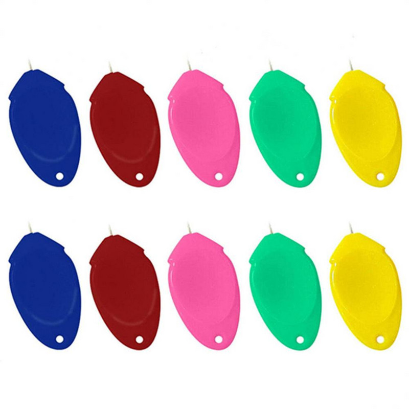 10 tk. Lihtne nõelniit eakatele pistesisestustööriist Lihtne niidiõmblustööriistad Näputöö Õmblustarvikud Segavärvilised