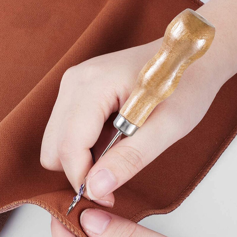 Odinių siuvimo batų taisymo įrankių rinkiniai, rankiniu būdu susiuvami kūginiai odiniai siuvimo adatų įrankių rinkiniai Odiniai siuvimo reikmenys