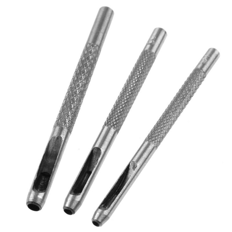 Metallist nahast käsitöö neetide kinnitusnuppude paigaldustööriistade komplekt, 11 tk / komplekt DIY nahast käsitöö jaoks mõeldud käsitsi punch tööriistakomplekt