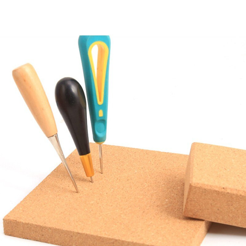 1 tk teraviljas korgist taldriku aluse nõela hoiukoht Jämedateraline tammelaud DIY nahast augutööriistad