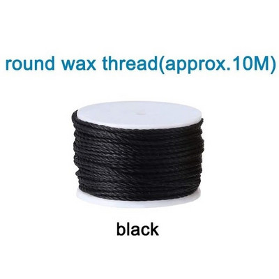 Σετ εργαλείων ραψίματος για δερμάτινα υφασμάτινα προμήθειες, δερμάτινο ραπτικό σουβλί χειρός, βελόνες και ανταλλακτικά καρούλια κλωστής