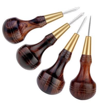 KAOBUY 1.5/3/4/5/6mm Χειροποίητα Δερμάτινα Είδη DIY Σανδαλόξυλο Diamond Awl Rosewood Diamond Cone Leather Awl Diamond Cone Diamond