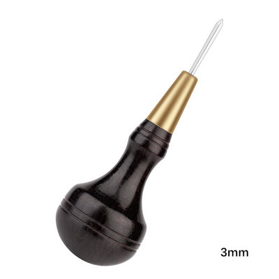 KAOBUY 1.5/3/4/5/6mm Χειροποίητα Δερμάτινα Είδη DIY Σανδαλόξυλο Diamond Awl Rosewood Diamond Cone Leather Awl Diamond Cone Diamond