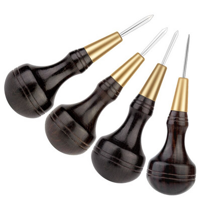KAOBUY 1.5/3/4/5/6mm Χειροποίητα Δερμάτινα Είδη DIY Σανδαλόξυλο Diamond Awl Rosewood Diamond Cone Leather Awl Diamond Cone Diamond