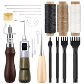 SHWAKK odos siuvimo yla siūlų rinkinys Siuvinėjimo griovelis Speedy Stitcher Leather Punch Craft Batsiuvys drobės taisymo įrankis