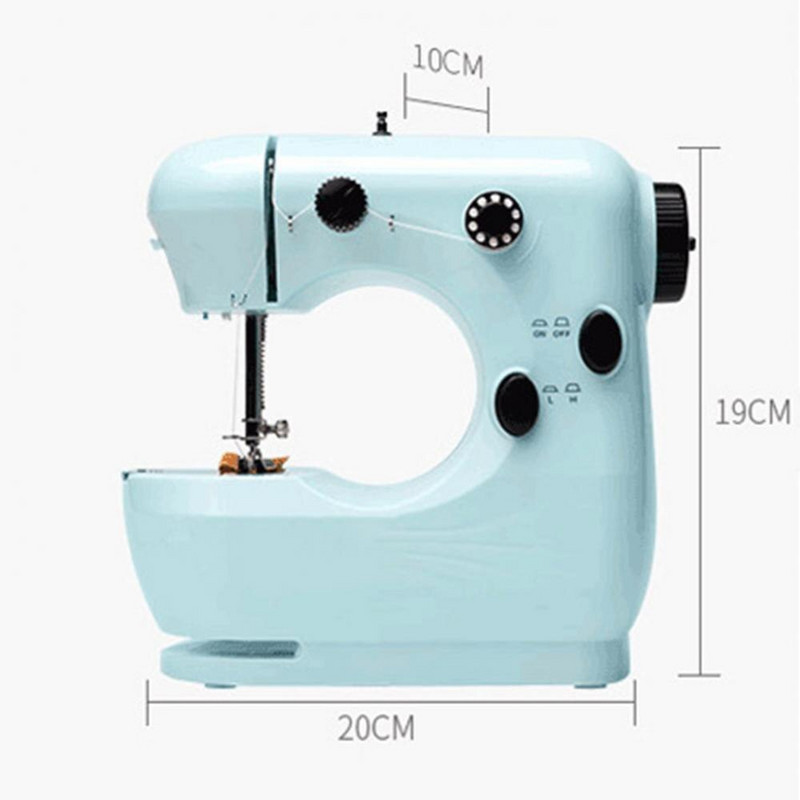 Μίνι ραπτομηχανές φορητές ηλεκτρικές οικιακές ραφές Ράψτε υφασμάτινο πεντάλ Μίνι τραπεζάκι ποδιών μοντέλο ραπτική ηλεκτρική μηχανή