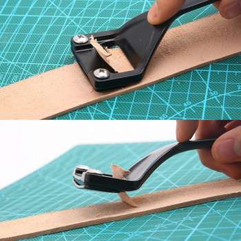 Leather Skiver Safety Beveler Thinning Knife Leathercraft Εργαλεία κοπής σκιέρ DIY Κιτ εργαλείων κοπής με λεπίδες σκιέρ
