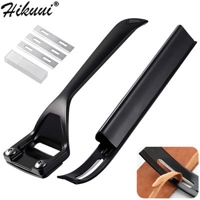 Leather Skiver Safety Beveler Thinning Knife Leathercraft Skiving Trimming Knife Инструменти за подрязване Направи си сам Комплекти режещи инструменти с остриета Skiver