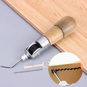 Cusător profesional Cusut Awl Cusut de mână Set de instrumente de reparare Piele și țesături grele Cusătură benzi de curele Instrumente pentru cizmar