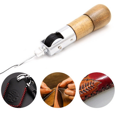 Lock Stitch Sewing Awl Thread Kit Needles Stitch Leather Fabric Grocery O27 17 Dropshipping MJ