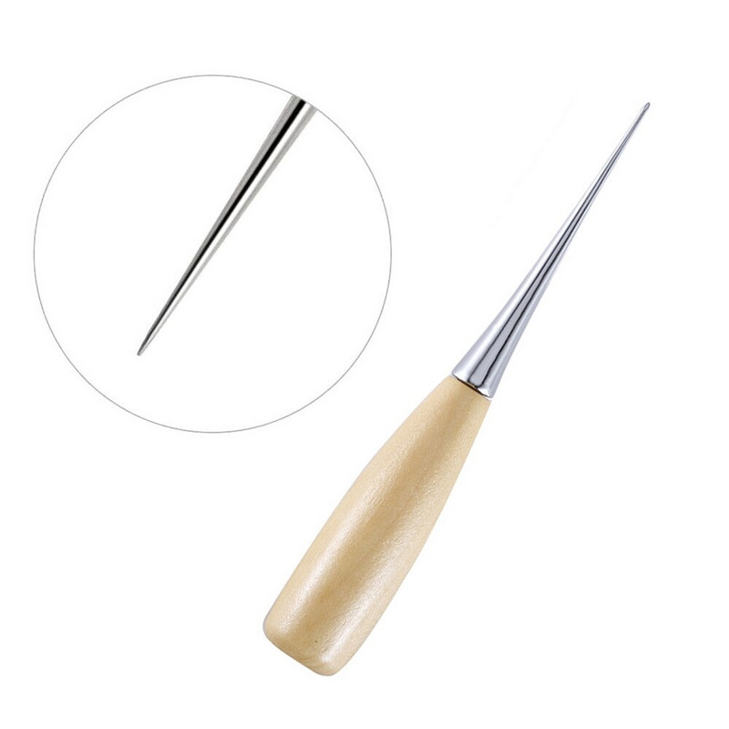 12 vnt Odos siuvimo rinkinys su vaškuotu siūlu Odos adata Siuvimo yla antpirštis Odiniai darbo įrankiai batsiuvio drobės taisymui