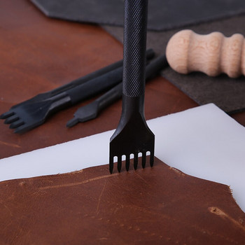 SHWAKK Кожено шило за шило Комплект конци Перфоратор Speedy Stitcher Leathercraft Punching Shoemaker Canvas Leather Craft Tools