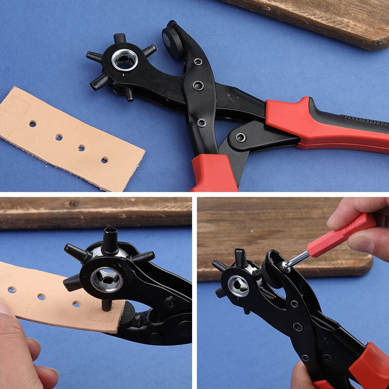 SHWAKK Šilo za šivanje kože Komplet s koncima Probijač rupa Speedy Stitcher Kožarstvo za bušenje Postolar Platno Kožarski alati