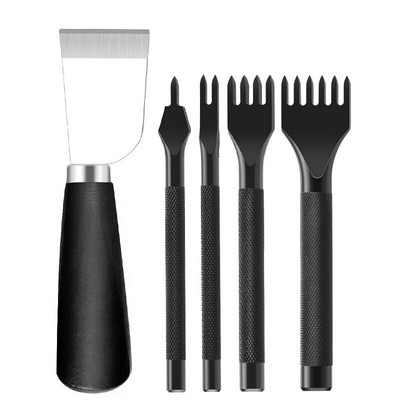 LMDZ Δερμάτινα Εργαλεία Χειροτεχνίας Σετ Τρύπα Δερμάτινη Edge Beveler Skiving Knife Slotter Δερμάτινο κοστούμι κοπής για δερμάτινες εργασίες