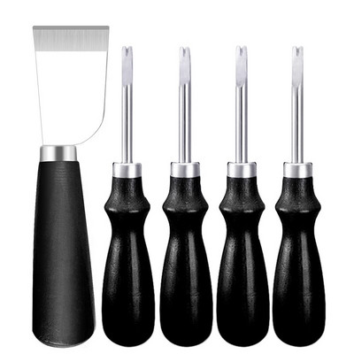 LMDZ Δερμάτινα Εργαλεία Χειροτεχνίας Σετ Τρύπα Δερμάτινη Edge Beveler Skiving Knife Slotter Δερμάτινο κοστούμι κοπής για δερμάτινες εργασίες