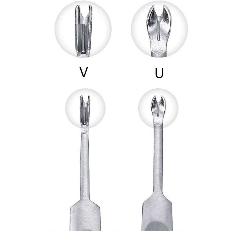 Εργαλείο χειροτεχνίας δερμάτινων άκρων Skiving DIY Craft Tool, Δερμάτινο Εργαλείο αυλάκωσης για εργασίες σκαλίσματος δέρματος (8 τμχ)