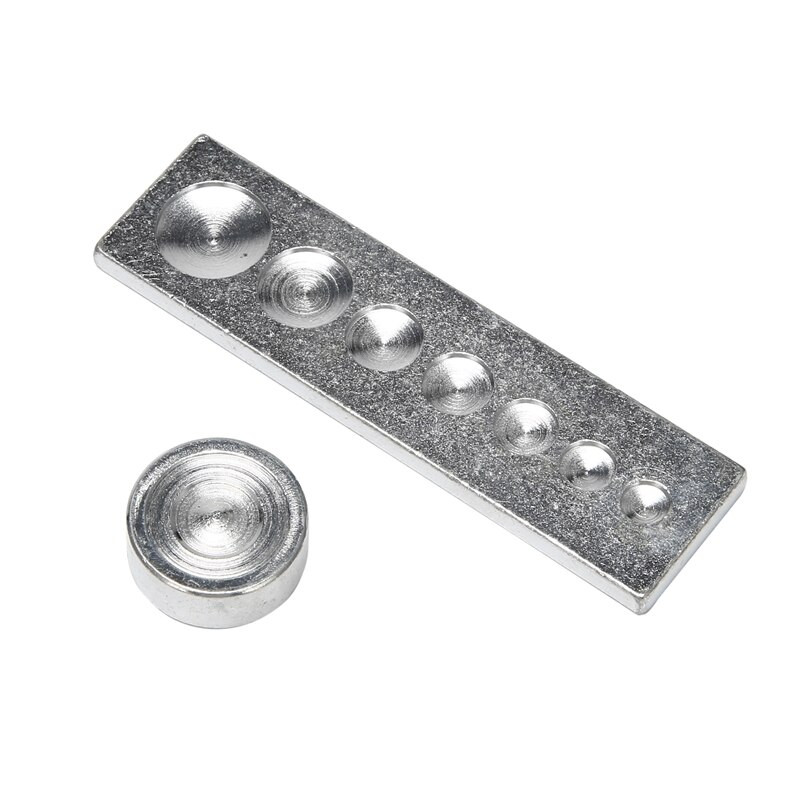 Vânzare fierbinte 12 buc. Set de instrumente de instalare a butoanelor de fixare cu nituri cu fixare pentru artizanat din piele Set de instrumente de perforare manuală Accesorii materiale DIY