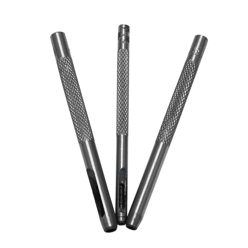 Vânzare fierbinte 12 buc. Set de instrumente de instalare a butoanelor de fixare cu nituri cu fixare pentru artizanat din piele Set de instrumente de perforare manuală Accesorii materiale DIY
