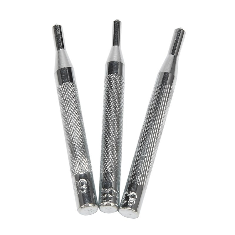 Vânzare fierbinte 12 buc. Set de instrumente de instalare a butoanelor de fixare cu nituri cu fixare pentru artizanat din piele Set de instrumente de perforare manuală Accesorii materiale DIY
