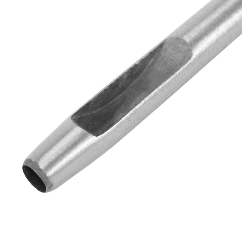 15 bucăți Instrumente de artizanat din piele Cutter semi-rotund Perforatoare de formă rotundă și ovală Perforator Curea Curea de ceas Garnitură din piele goală