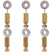 6 τμχ DIY Δερμάτινη θέση ραψίματος Χεριού Εντοπισμένη θέση εργαλείου χειρός Ράψιμο βελόνων, σταθερό ράμμα Leathercraft εργαλείο