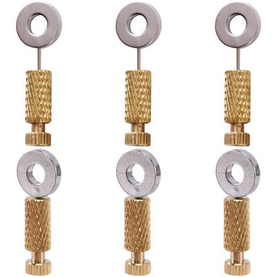 6 τμχ DIY Δερμάτινη θέση ραψίματος Χεριού Εντοπισμένη θέση εργαλείου χειρός Ράψιμο βελόνων, σταθερό ράμμα Leathercraft εργαλείο