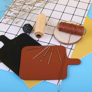 Комплект за шиене на кожени шевове с длето за шнурове Восъчен конец Groover Шило игли за кожени инструменти Crafting Projects Възрастни