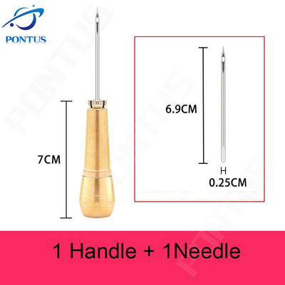 Μεγάλες βελόνες ραπτικής με αμβλύ μάτι Βελόνα βελόνας σταυροβελονιά Χειροποίητο δερμάτινο κέντημα DIY Παπούτσια Αξεσουάρ ραπτικής