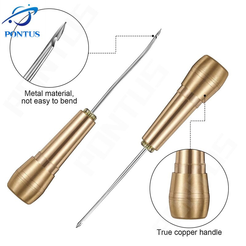 Μεγάλες βελόνες ραπτικής με αμβλύ μάτι Βελόνα βελόνας σταυροβελονιά Χειροποίητο δερμάτινο κέντημα DIY Παπούτσια Αξεσουάρ ραπτικής