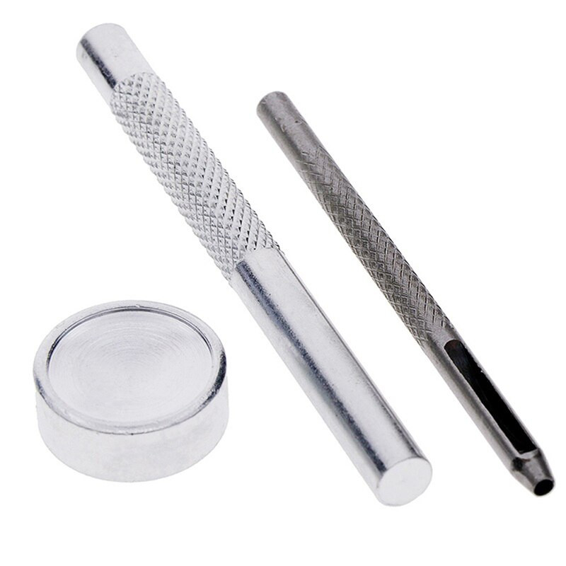 120 komplekti uued nahast needid, ühe korgiga needid, torukujulised metallnaastud koos kinnitustööriistade komplektiga nahast käsitöö parandamiseks