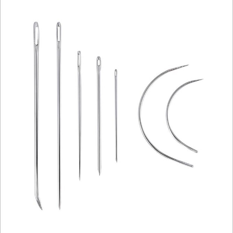 Nahaõmblusjalatsite parandustööriistade komplektid Awl Käsitsi õmblemise koonus Nahast käsitöönõela tööriistakomplekt Nahast käsitööõmblustarbed