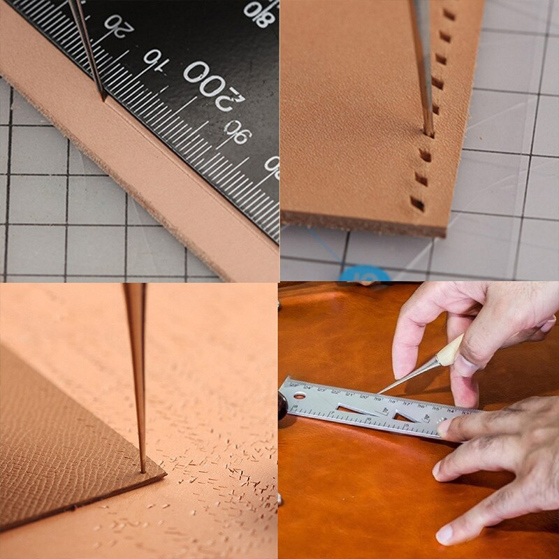 Δερμάτινο σετ ραπτικής χειροτεχνίας Δερμάτινα παπούτσια σε καμβά Εργαλεία επισκευής Βελόνες χειροποίητου γύψου Κερωμένο νήμα ραψίματος με σουβλί για ραφές για αρχάριους