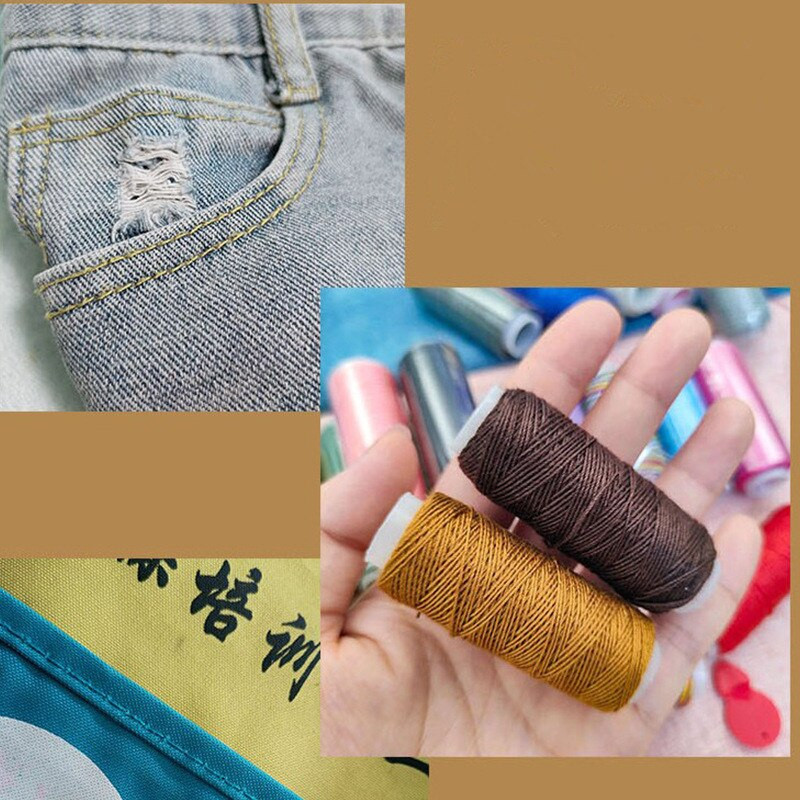 Profesionalus odinių amatų įrankių rinkinys Siuvimo rinkinys Vaškuotas siūlas Rankų dygsniavimo adatos Susiuvimo perforatorius „Pasidaryk pats“ odinių įrankių rinkinys 