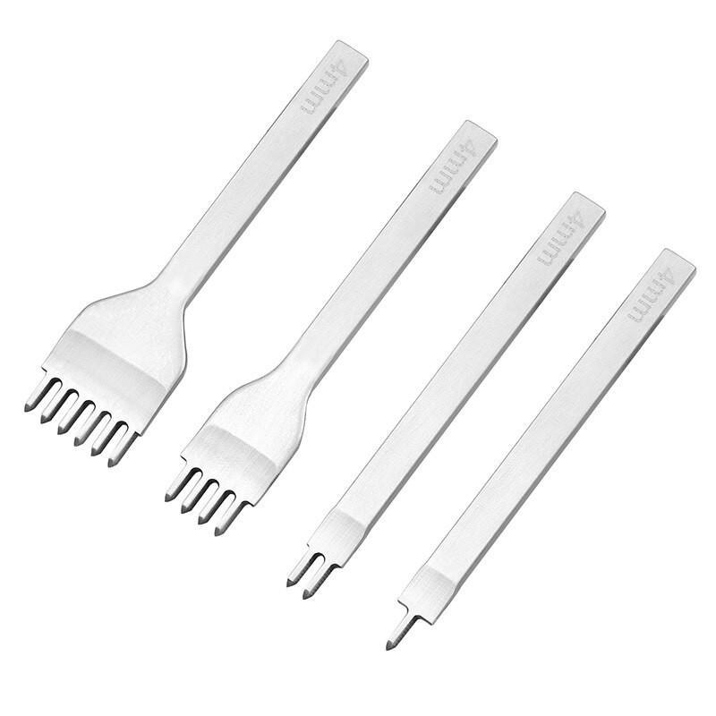 59 tk / komplekt Nahast käsitöö käsitööriistade komplekt käsitsi õmblemiseks Õmblemine tembeldamine sadula valmistamine FQ-ing