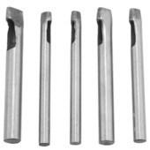 5 τμχ Σετ διάτρησης με κοίλες τρύπες οβάλ σχήματος Δερμάτινο κούφωμα διάτρησης με κούφια τρύπα για επεξεργασία δέρματος (4X6mm,4X7mm,4X8mm,4X10mm,4X12mm)