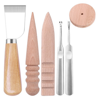 Κιτ εργαλείων χειροτεχνίας πολλαπλών λειτουργιών MIUSIE Εργαλείο κοπής εργασίας Groover Εργαλείο DIY Δερμάτινο Σετ επισκευής χειρός ραπτικής για δερμάτινες εργασίες