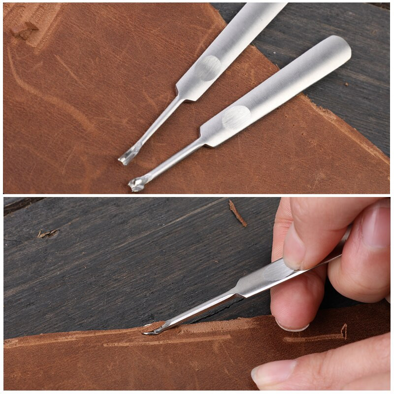 Κιτ εργαλείων χειροτεχνίας πολλαπλών λειτουργιών MIUSIE Εργαλείο κοπής εργασίας Groover Εργαλείο DIY Δερμάτινο Σετ επισκευής χειρός ραπτικής για δερμάτινες εργασίες