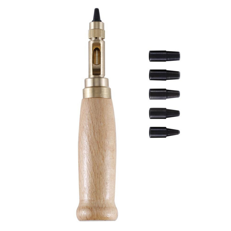 24vnt./rinkinys Odinių amatų įrankių rinkinys Rankiniai odiniai aksesuarai, odos gaminimo įrankių rinkinys