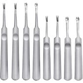 Ručni alat za izradu rubova kože DIY, alat za urezivanje kože za rezbarenje kože (8 kom.)