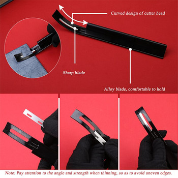Πολύχρωμο δερμάτινο μαχαίρι σκι DIY Πρακτικό δερμάτινο λεπτό φτυάρι Δερμάτινο μαχαίρι Δερμάτινα εργαλεία κοπής χειροτεχνίας για αρχάριους