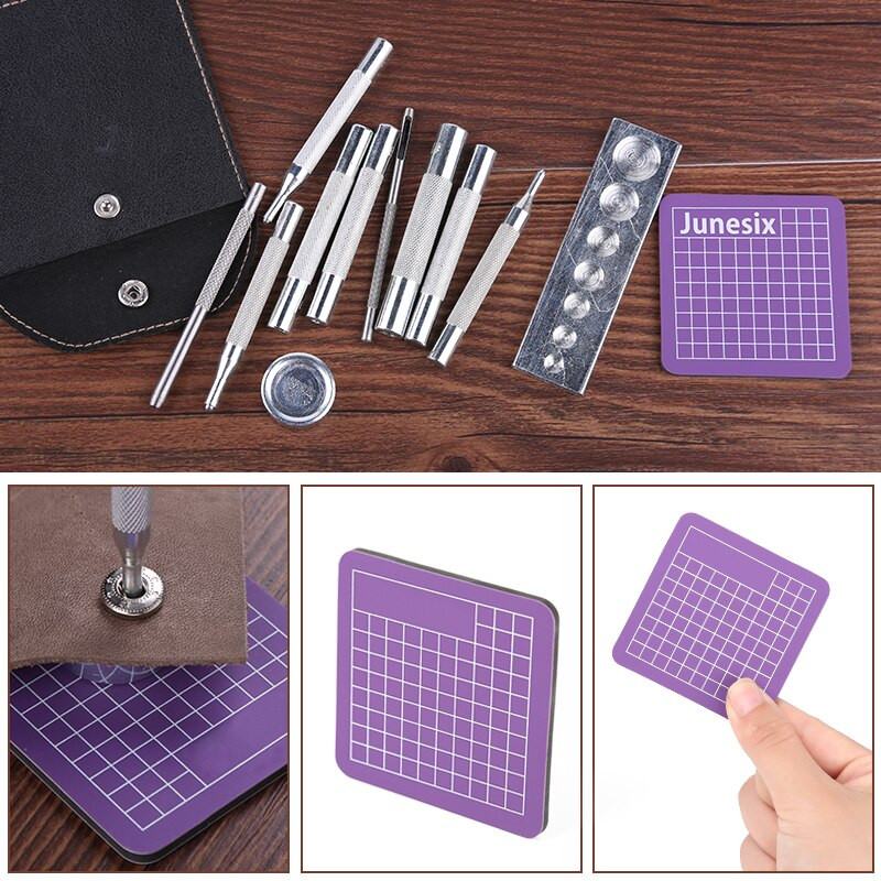 MIUSIE 40 komplekt nahast nööpkinnituste komplekt, metallist trukid, õmblusnööbid, nööpnööbid, käsitööna ja rõivaste jaoks käsitsi valmistatud