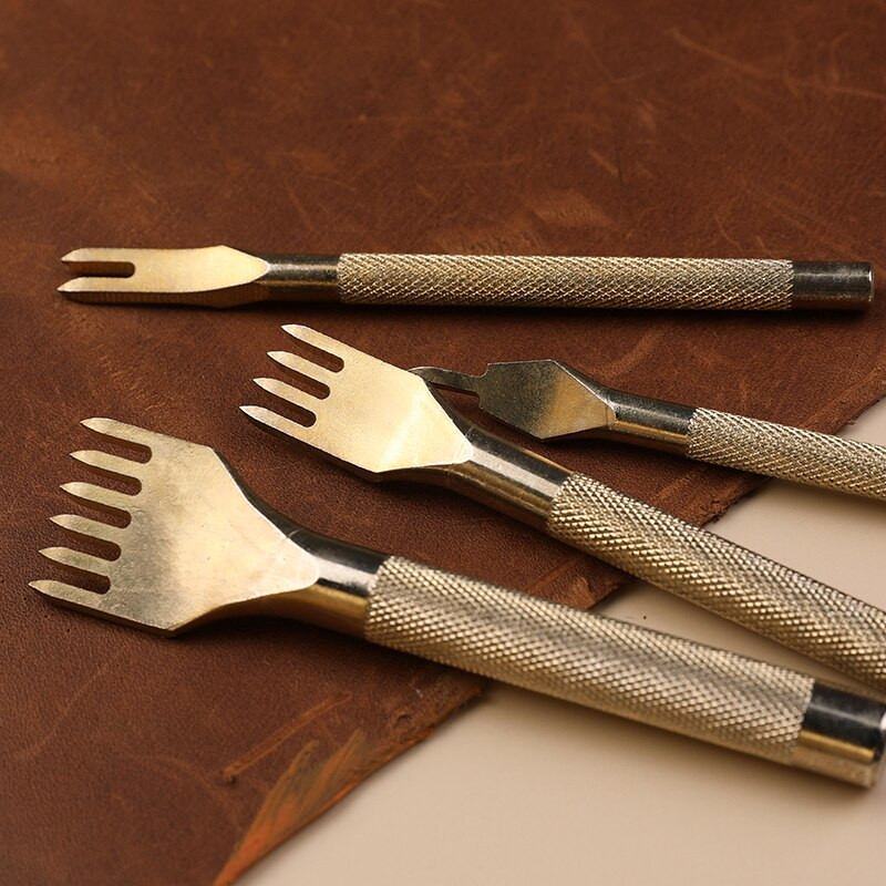 Trusă de instrumente profesionale de perforare a pielii MIUSIE și accesorii de cusut din piele pentru lucrul artizanal din piele