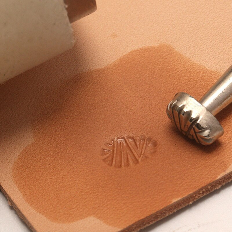 1 vnt. odos štampavimo rinkinys metalo perforavimo įrankio antspaudas, vaškas, odiniai rankdarbių štampavimo antspaudai