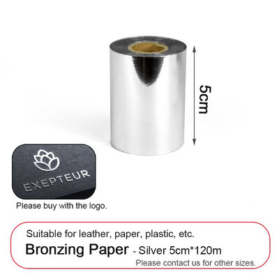 Individualaus dizaino Oda karštos folijos įspaudimas Odos štampavimas Žalvaris Logotipas Spausdinimas Antspaudavimas Folija štampavimo mašina Popierius 120m