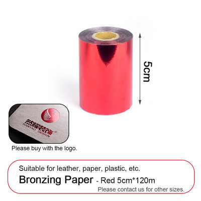 Individualaus dizaino Oda karštos folijos įspaudimas Odos štampavimas Žalvaris Logotipas Spausdinimas Antspaudavimas Folija štampavimo mašina Popierius 120m