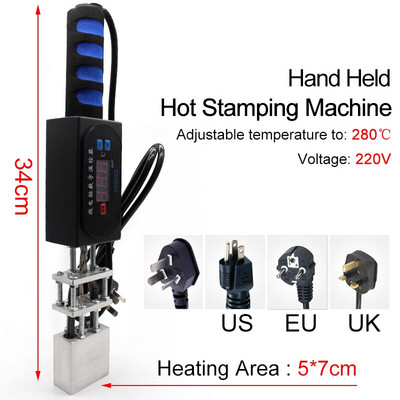 Individualaus dizaino Oda karštos folijos įspaudimas Odos štampavimas Žalvaris Logotipas Spausdinimas Antspaudavimas Folija štampavimo mašina Popierius 120m