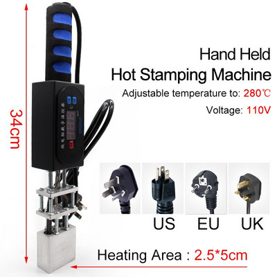 Individualaus dizaino Oda karštos folijos įspaudimas Odos štampavimas Žalvaris Logotipas Spausdinimas Antspaudavimas Folija štampavimo mašina Popierius 120m
