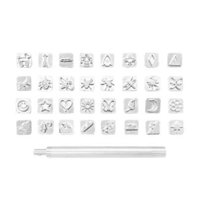 26 τμχ Ατσάλινη διάτρηση εκτύπωσης Alphabet Σετ γραμματοσήμων Μεταλλική δερμάτινη σφραγίδα Επαγγελματικά δερμάτινα εργαλεία Γραμματόσημα δερμάτινων ειδών