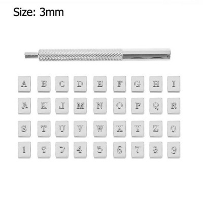 26 τμχ Ατσάλινη διάτρηση εκτύπωσης Alphabet Σετ γραμματοσήμων Μεταλλική δερμάτινη σφραγίδα Επαγγελματικά δερμάτινα εργαλεία Γραμματόσημα δερμάτινων ειδών