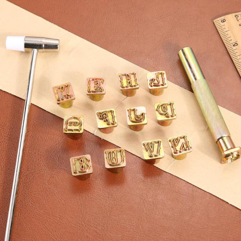 26 τμχ Ατσάλινη διάτρηση εκτύπωσης Alphabet Σετ γραμματοσήμων Μεταλλική δερμάτινη σφραγίδα Επαγγελματικά δερμάτινα εργαλεία Γραμματόσημα δερμάτινων ειδών